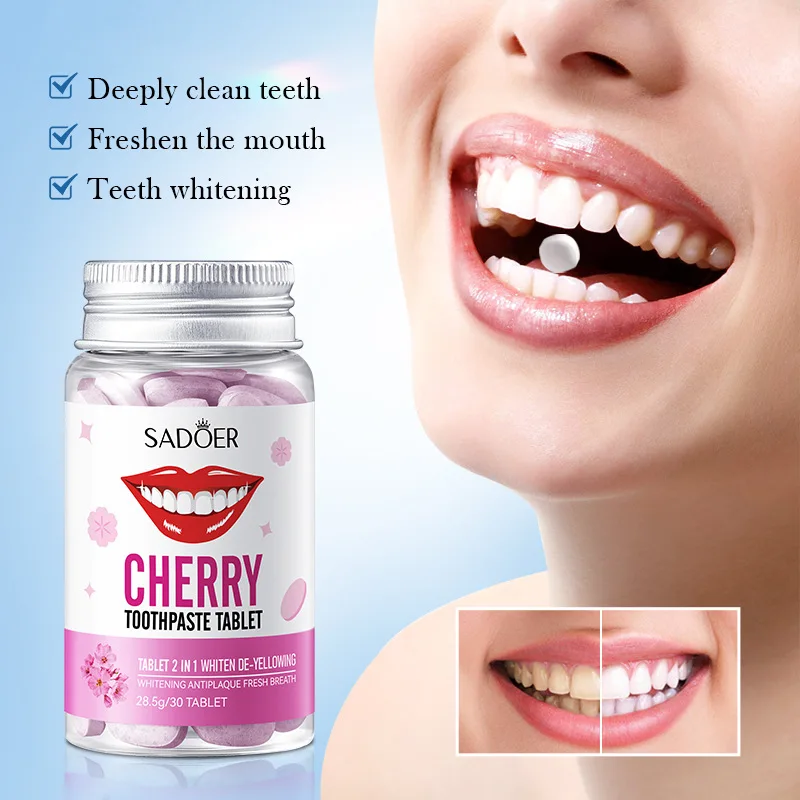 

Зубная паста Sakura Solid Toothpaste может устранить желтизну и неприятный запах изо рта, быстро отбеливает и укрепляет зубы, подходит как мужчинам, так и женщинам.