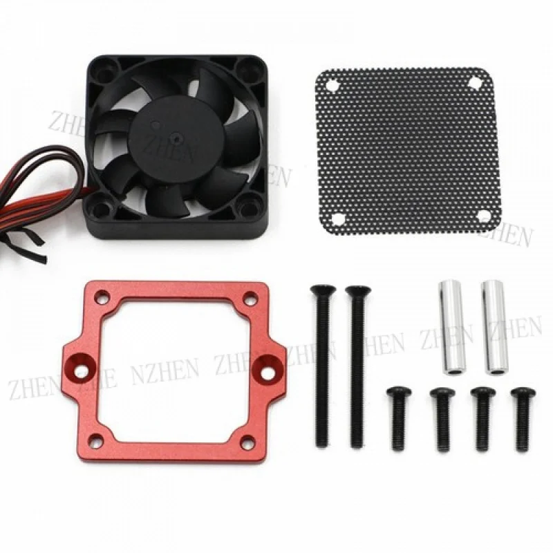 

Y 1/10 RC Car ESC Cooling Fan Cooler DIY Kit For TRAXXAS Trx4 Trx6 Rover Defender