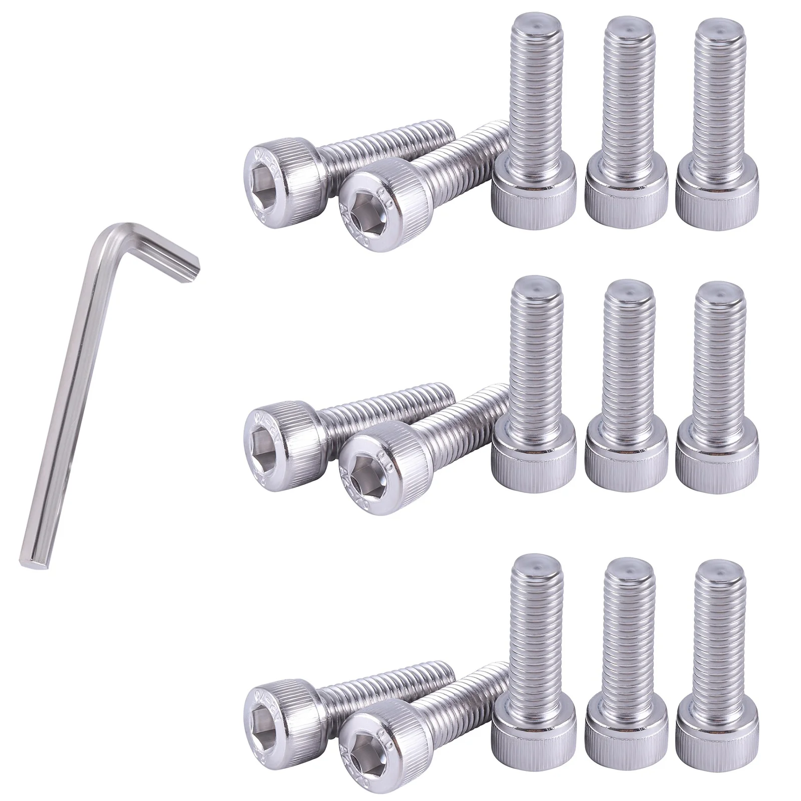 M8-1.25X25mm Stainless Steel 304 Imperial Hexagon Socket Screw Cup Head Cylindrical Hexagon Socket Bolt #5/16-18 X 1“