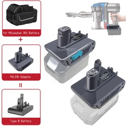 Battery Adapter For Dyson Type A / Type B DC31 DC35 DC44 Animal Vacuum Cleaner for Makita/Dewal/Milwaukee 18V Li-ion Battery