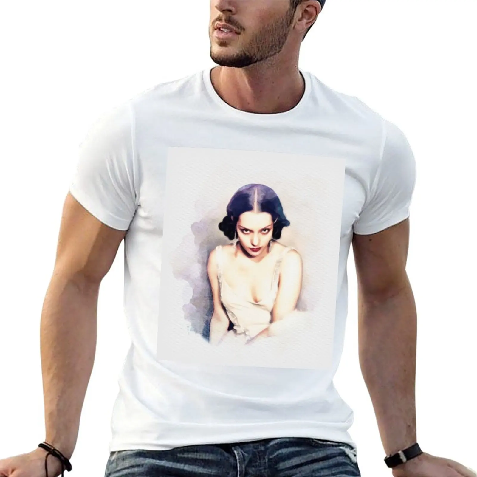 Camiseta de Lupe Velez, leyenda del cine, camisetas g man para hombres, camisetas gráficas para hombres, camiseta con estampado personalizado
