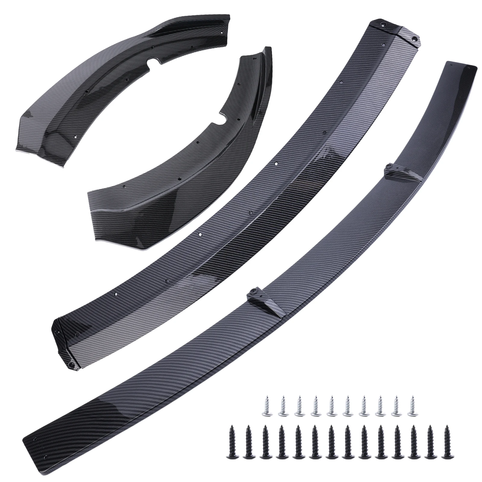 

Накладка-сплиттер на передний бампер в стиле карбон для Dodge Charger 2015-2023, аксессуары для внешнего тюнинга кузова автомобиля