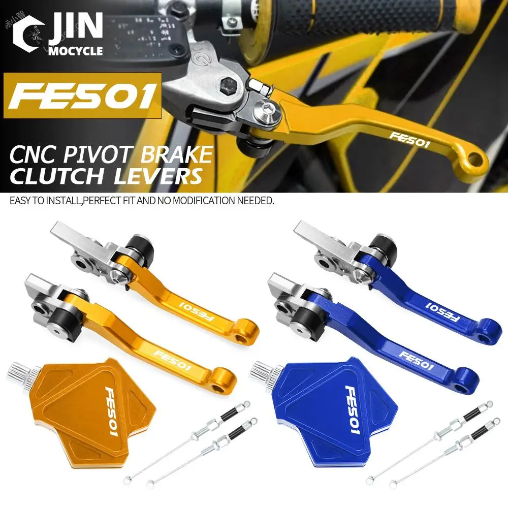 

Рычаги тормозной муфты CNC для внедорожника, трос сцепления тормоза, рычаг для HUSQVARNA FE501 S 2014 2015 2016