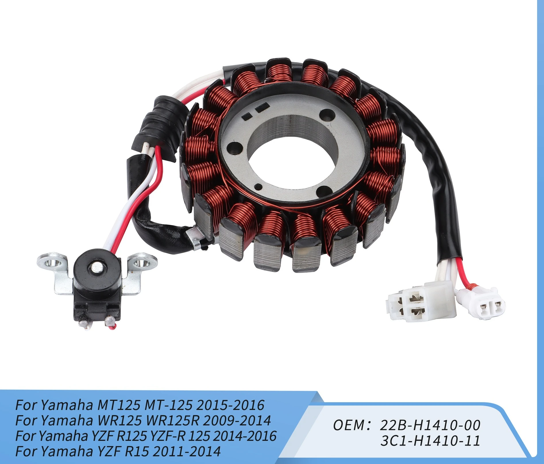 Stator Motor Ignition Coil Accessories for Yamaha YZF R15 MT125 WR125