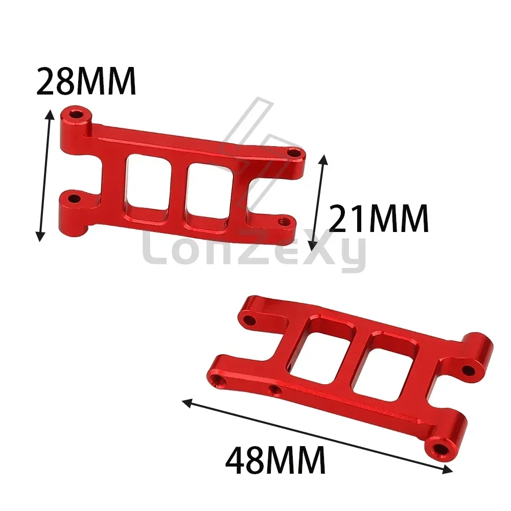 Para MJX Hyper Go 1/14 RC 14301 14302 14303, conjunto de Metal para coche, brazo oscilante delantero y trasero, nudillo de dirección, piezas mejoradas