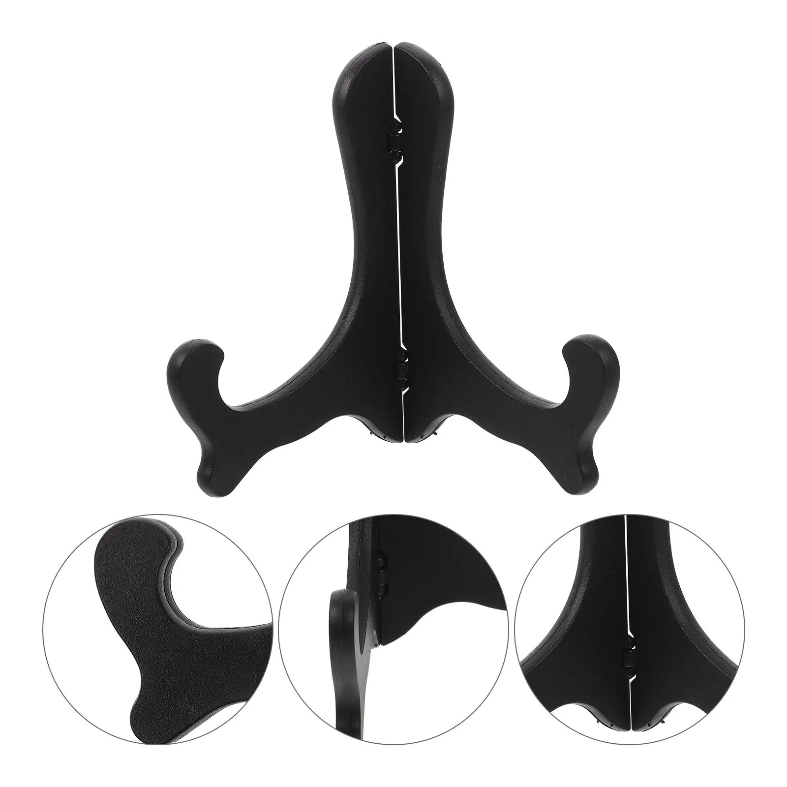 

4Pcs Display Stand Base Multifunctional Desktop Holder for Tea Cake Plate Photo Phone Award Certificate Pu'er Storage Rack