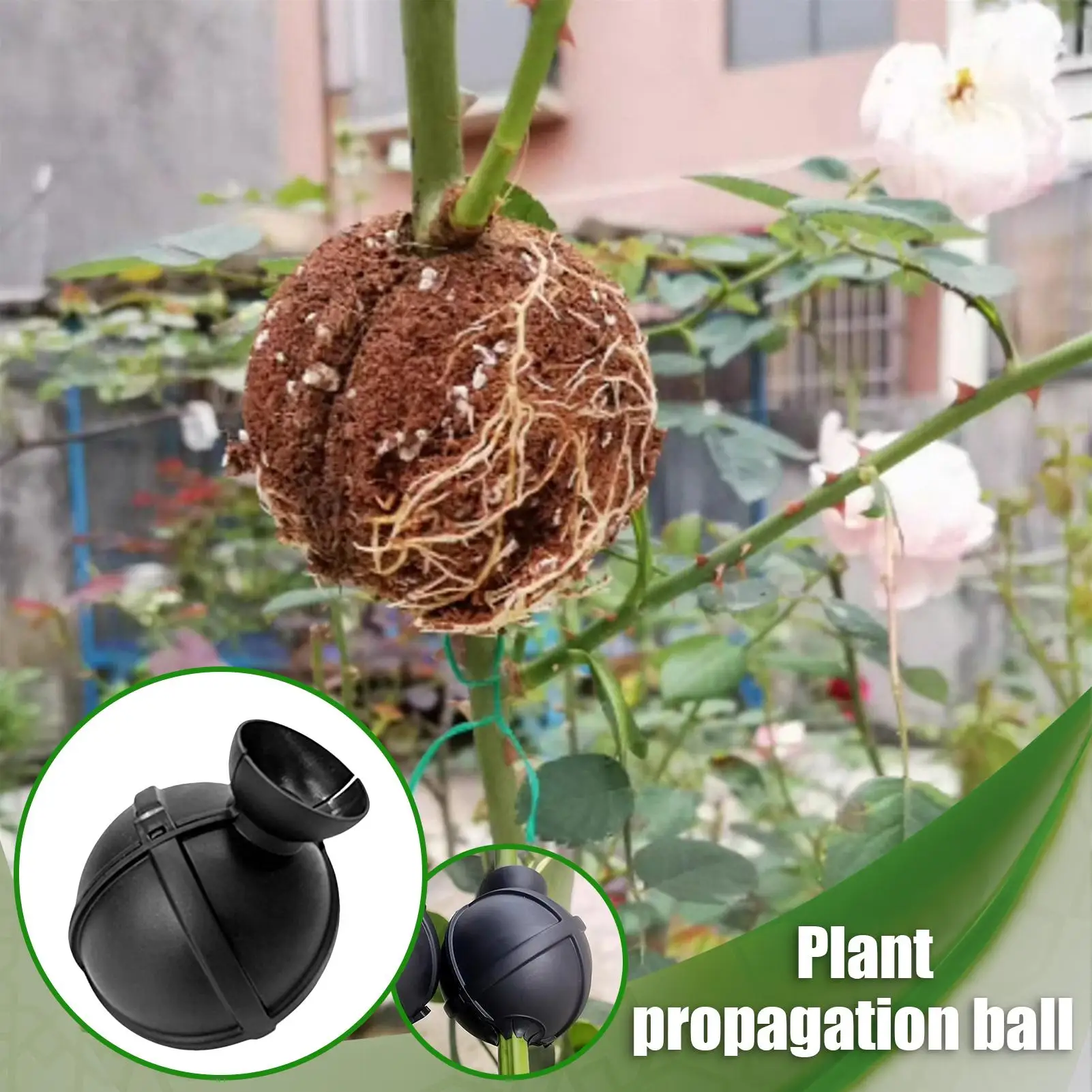 Plant Rooting Ball High Pressure Propagation Root Growing Box Garden Reusable Cutting Grafting Ball Breeding Equipment
