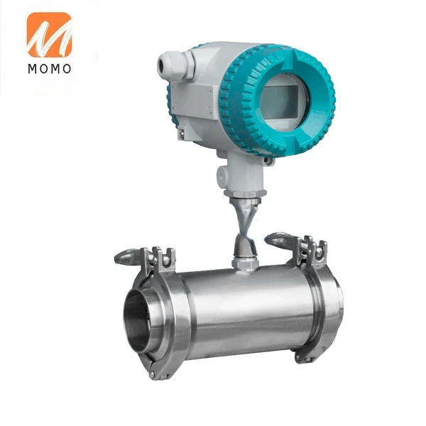 precision sanitary milk turbine flow meter