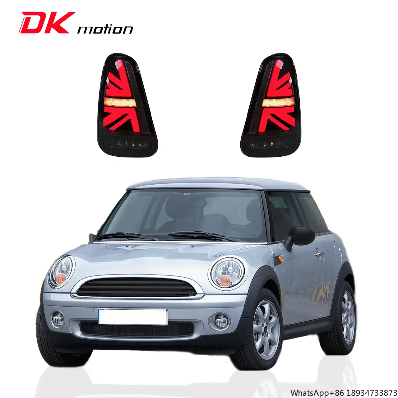 DK Motion Modified Tail Lamp For Mini Cooper R50 R53 BLK/SMK LED Tail Light Tail Lamp 01-07