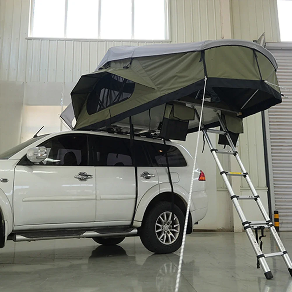 Sunday Campers Roof Top Tent Outdoor Quality Soft Shell Waterproof Camping Double Slot Rooftop Tent