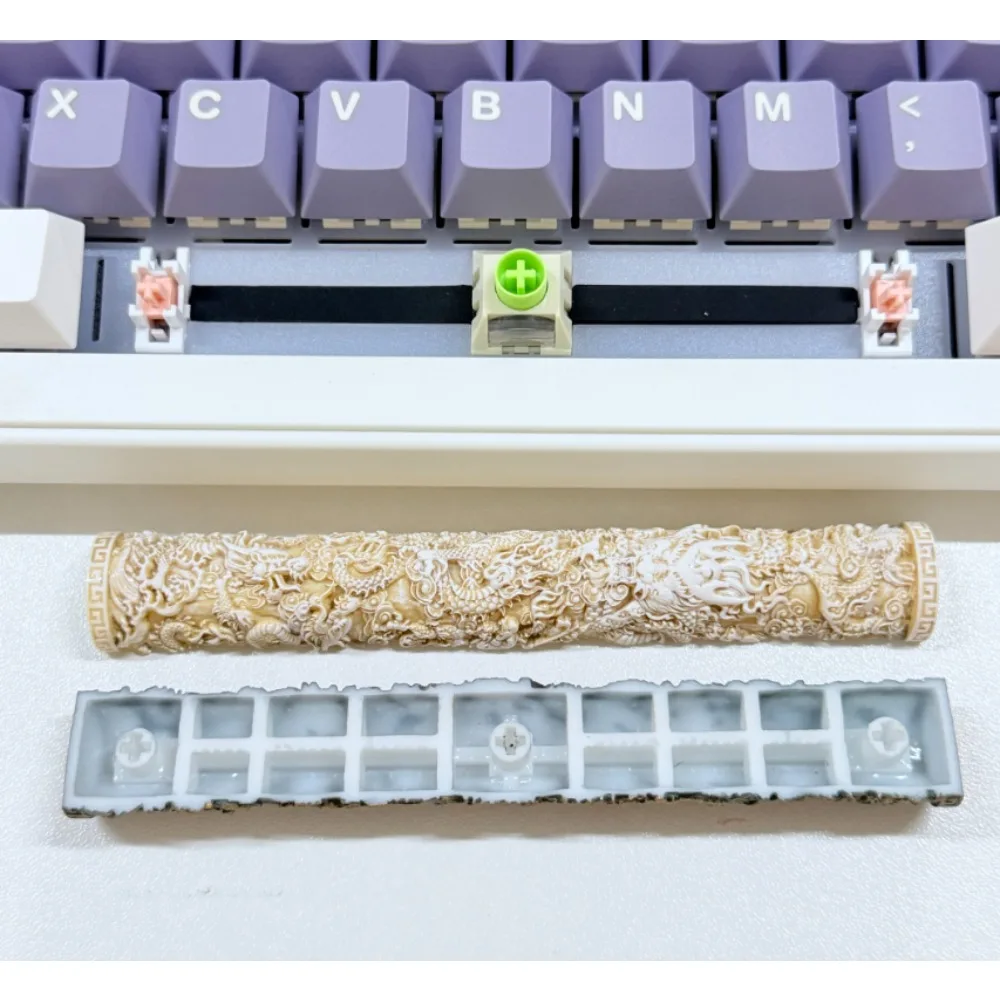 

Колпачок для клавиш Panlong Column Space в стиле ретро, культурная и креативная смола, 6,25u/2u/2,25u/2,75u для MX Cross Axis, колпачки для клавиатуры, подарок