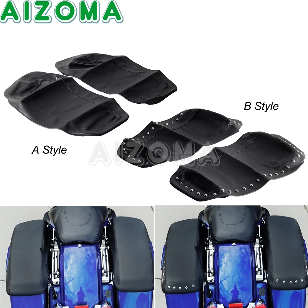 

Motorcycle Saddlebag Lid Bra Protective Covers for Harley Touring Street Glide FLHXS FLHX Road King FLHR Road Glide FLTRXS 14-20