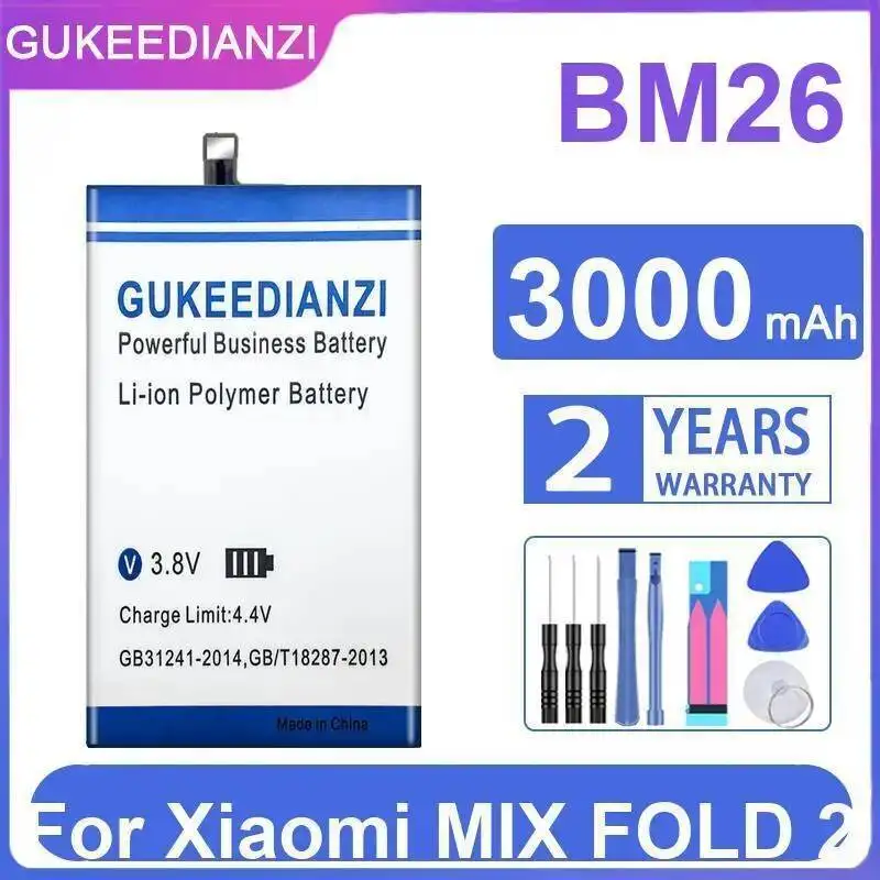 

Экологически чистый аккумулятор 3000 мАч для мобильного телефона Xiaomi Mix Fold 2 BM26