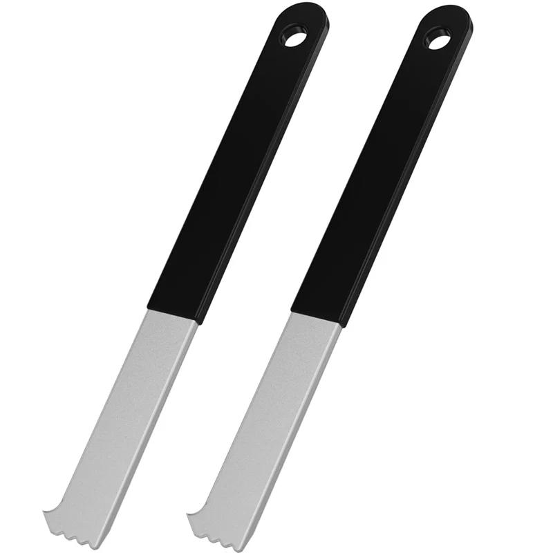 

2 шт. съемник плоскоши, инструмент для извлечения плоскоши со скребком для соединения, мини-зубы и слоты для захвата, инструмент для удаления плоскоши для сада-A57M