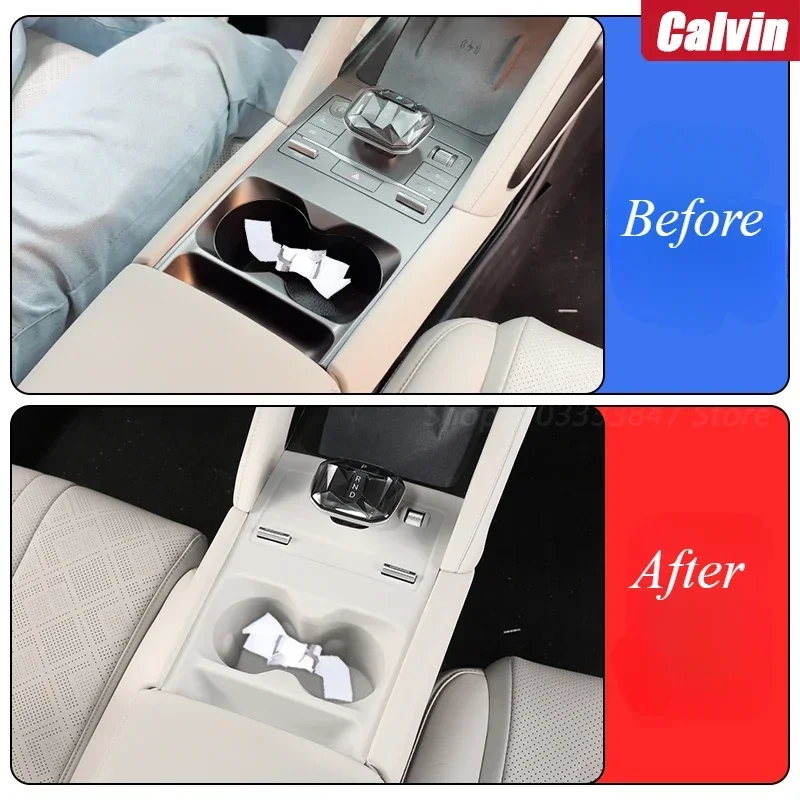 For BYD Yuan UP Car Gear Water Cup Storage Special Central Control Lower Storage Box Interior Modification Storage Accessories