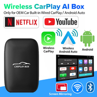 4 in1 Wired to Wireless Carplay Android Auto Adapter For Wired Android Auto Cars Smart Ai Box WiFi Plug&Play Smart Car Systems