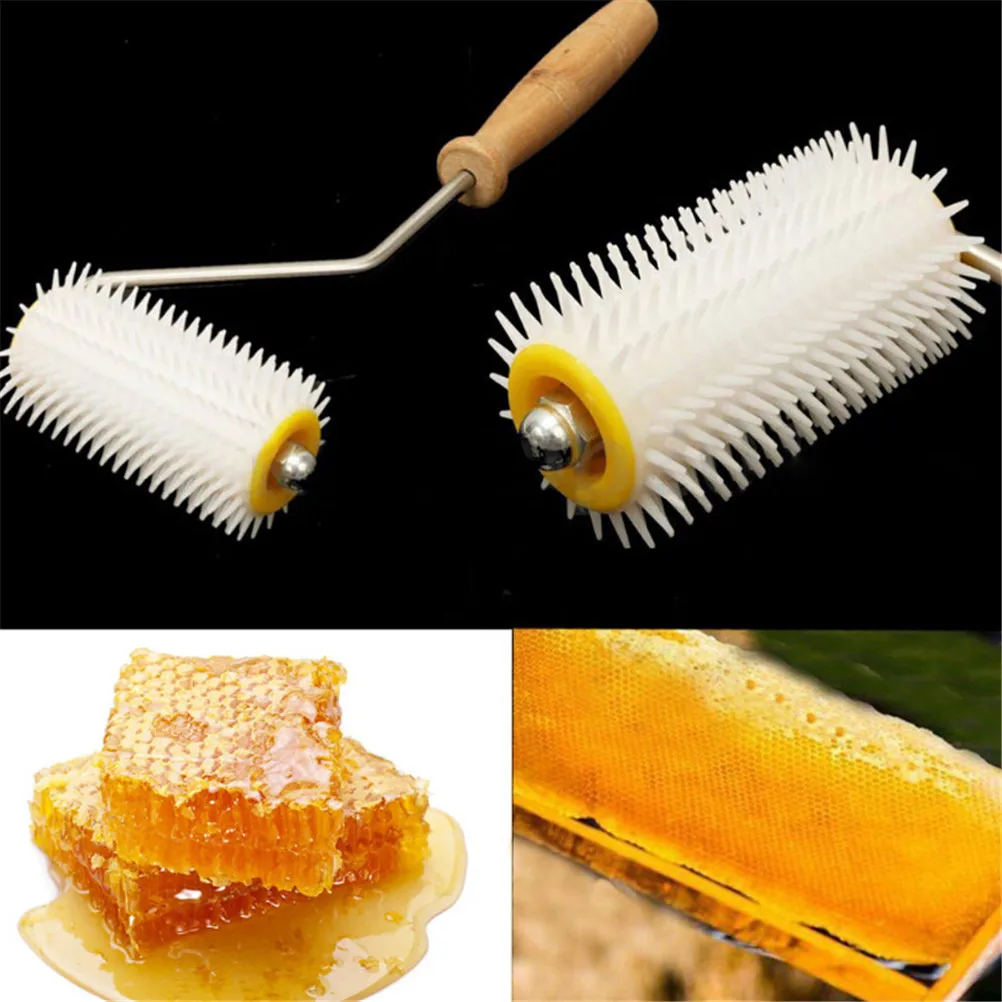 1PC Convenient to Use and Easy to Operate Beekeeping Tool Plastic Uncapping Needle Roller Bee Honey Extracting Equipment