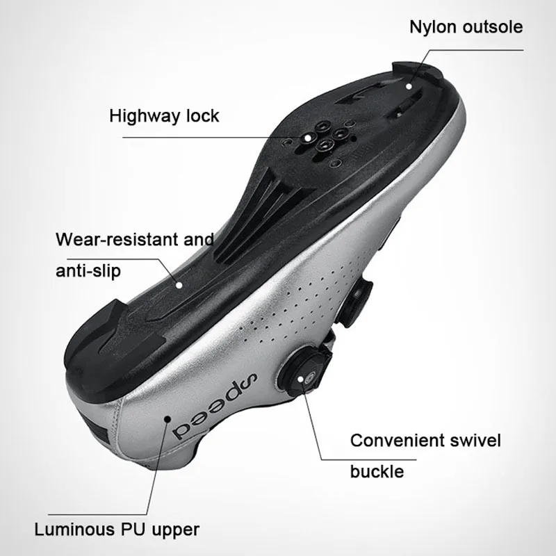 

Oulylan casual men's training competition cycling outdoor shoes Road riding shoes summer breathable unisex road cycling shoes