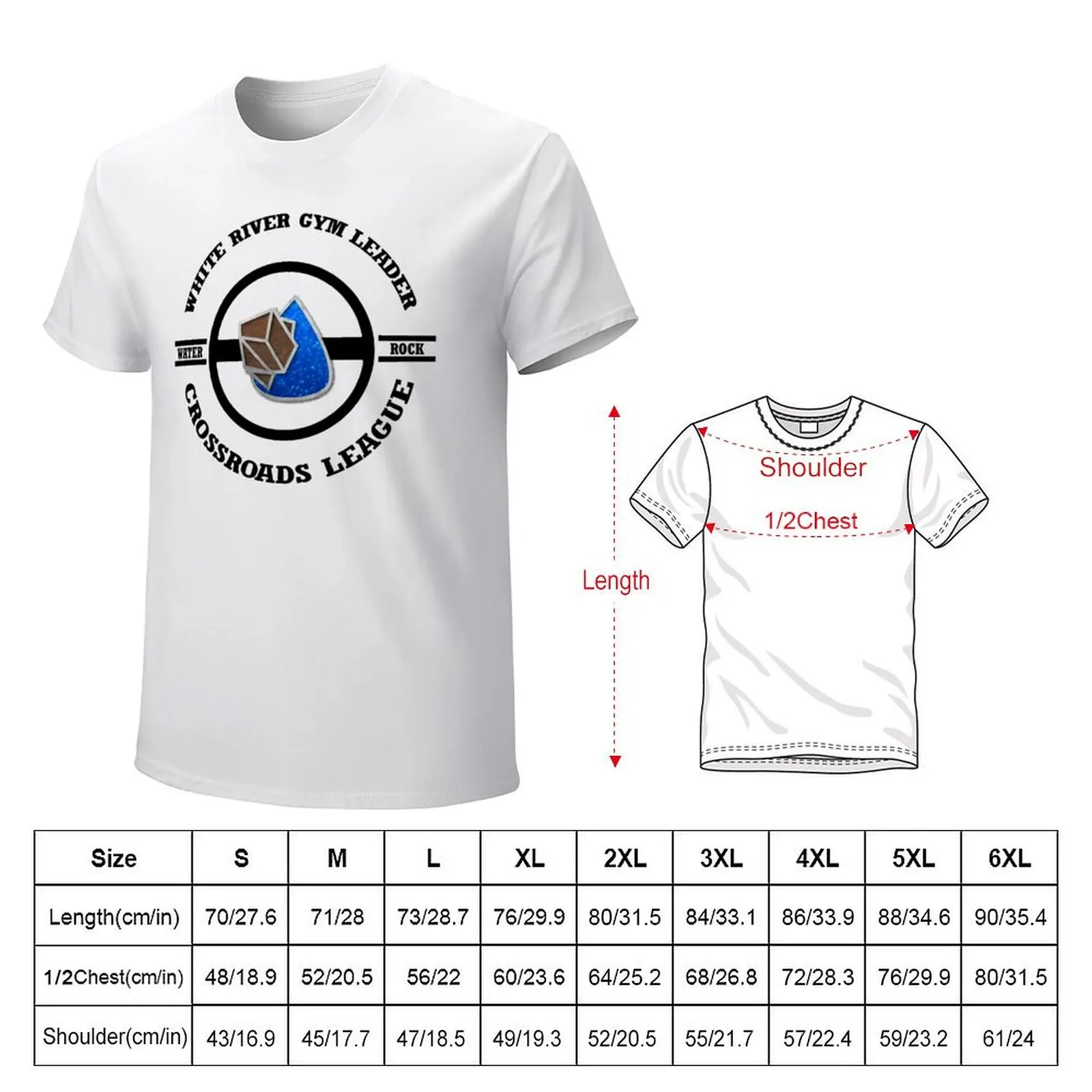 Crossroads League White River Gym Leader T-shirt summer tops cute tops oversized t shirts for men