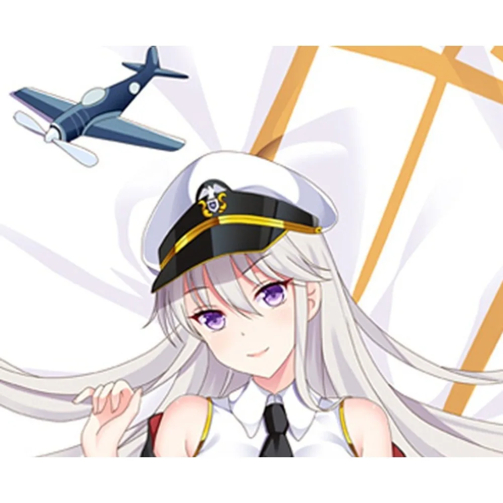 Enterprise Anime Navy Girl Double Sided Dakimakura Cover Long Hugging Body Pillowcase Bedroom Bedding Cushion