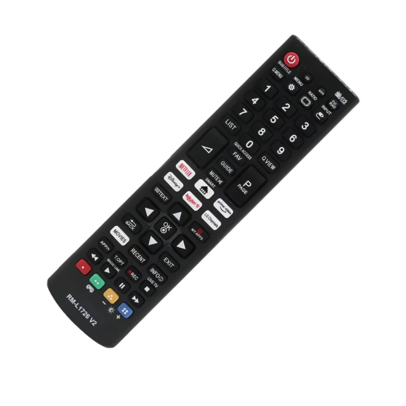 

Black Universal Remote Control Compatible with LCD TVs Easy to Use Electronics Remote for Home Entertainment Systems