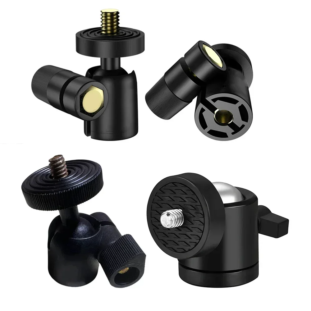 アングルボールヘッドマウント,1,4ネジ,DSLRカメラおよびさまざまなデバイス用,三脚,クラウド,プラットフォーム交換部品