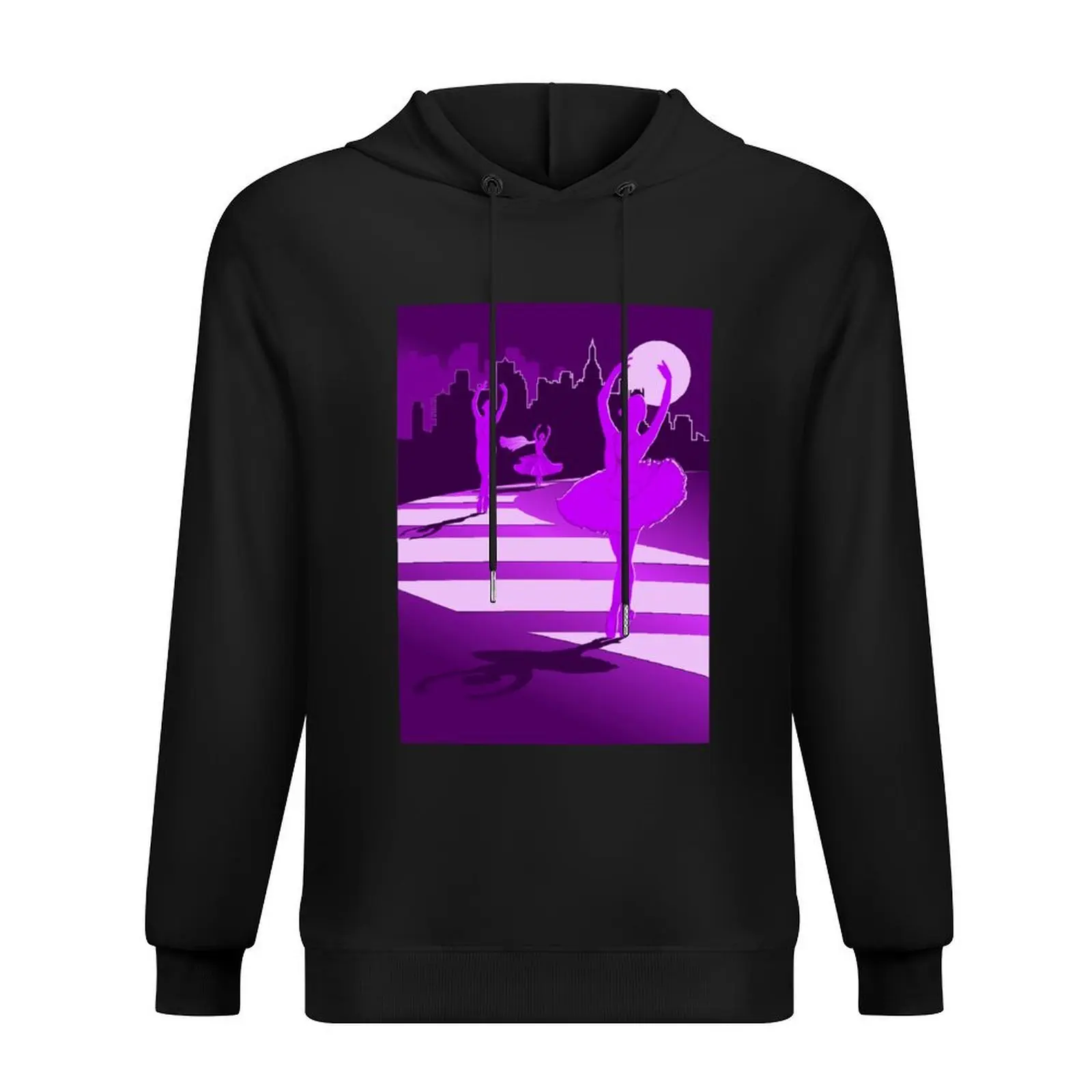 

Dancers in the Moonlight - Purple Dancers on Shades of Purple Cityscape - VBK - VisionsByKaren Hoodie men wear tracksuit