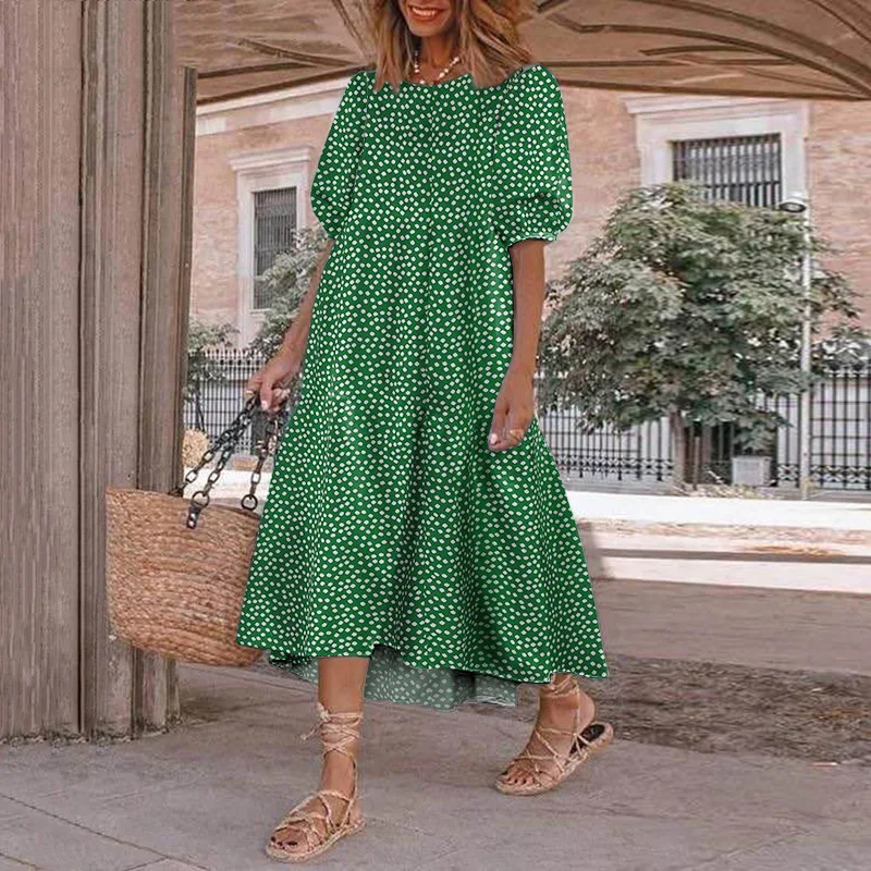 Polka dots - Green