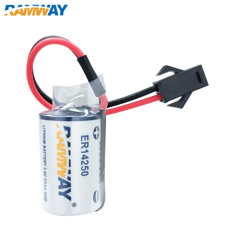 

RAMWAY ER14250 Add SM Plug 3.6V Disposable Lithium Battery Delta Servo CNC Machine Tool ETC Automation Engineering Probe