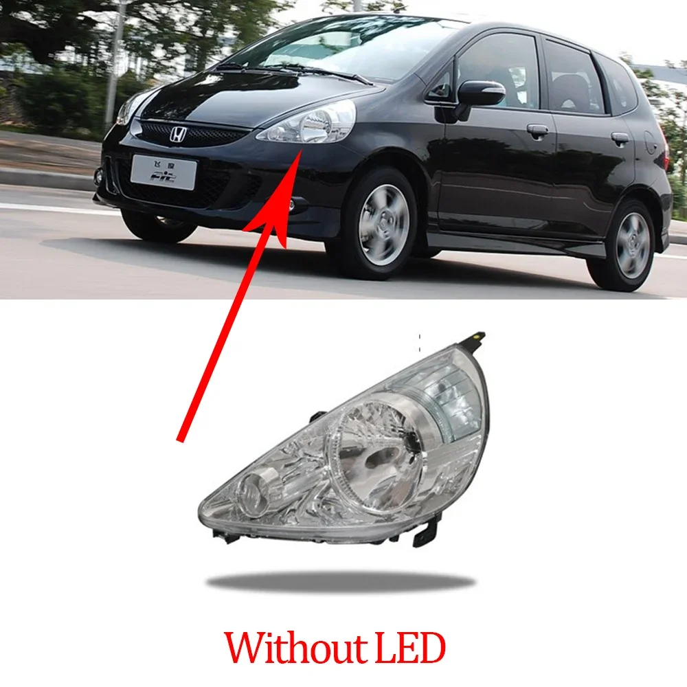 Reflektory samochodowe zestaw do Honda Fit Jazz Sport GD GE 2001 ~ 2008 2002 2003 2004 2005 2006 2007 światła przeciwmgielnego halogenowe lampa boczna ostrzegawcze LED akcesoria narożne — zdjęcie 7