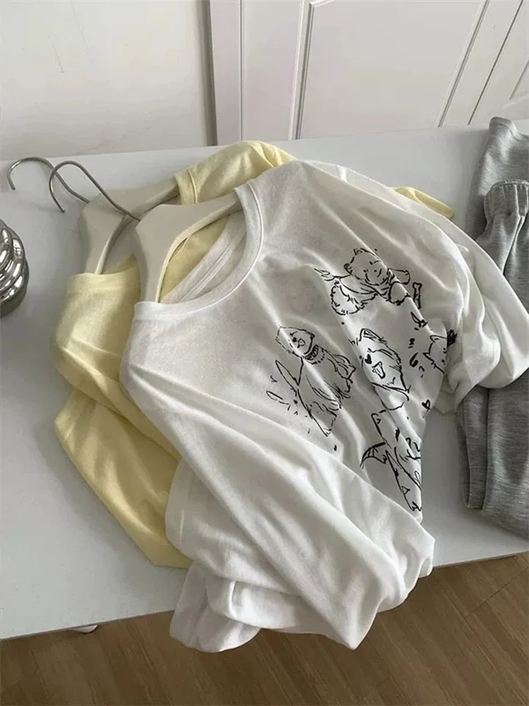Extra Large 300 Pounds Silk Snowflake Cotton Long Sleeve T-Shirt Women Summer Lightweight Loose Casual Sun Protection Shirt Top