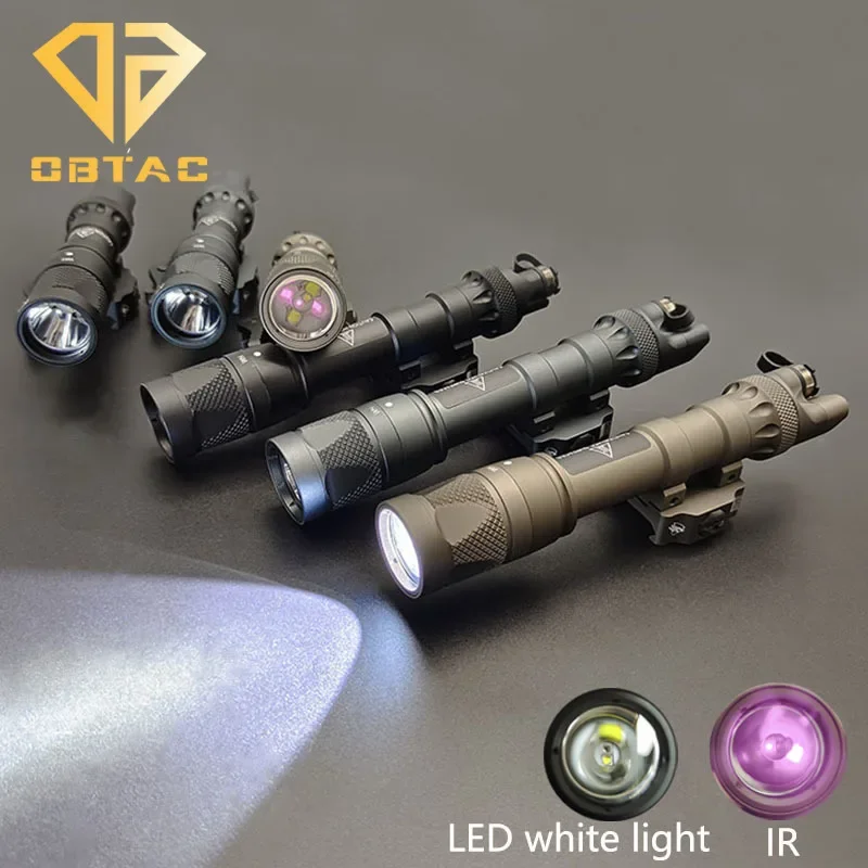 Airsoft Surefir M600 M622V M323V Momentary /Constant Scout Flashlight Have White LED/IR Fill Light Weapon Light Fit 20mm Rail