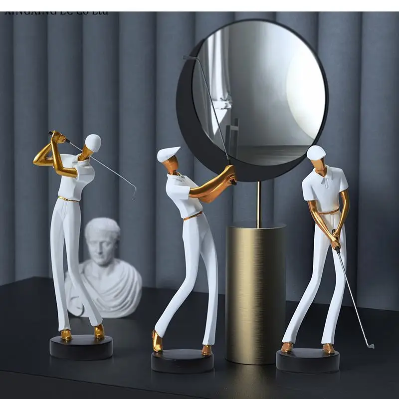 Playing Golf Sports Characters Decoration Arts Living Room Bedroom Personality Home Accessories