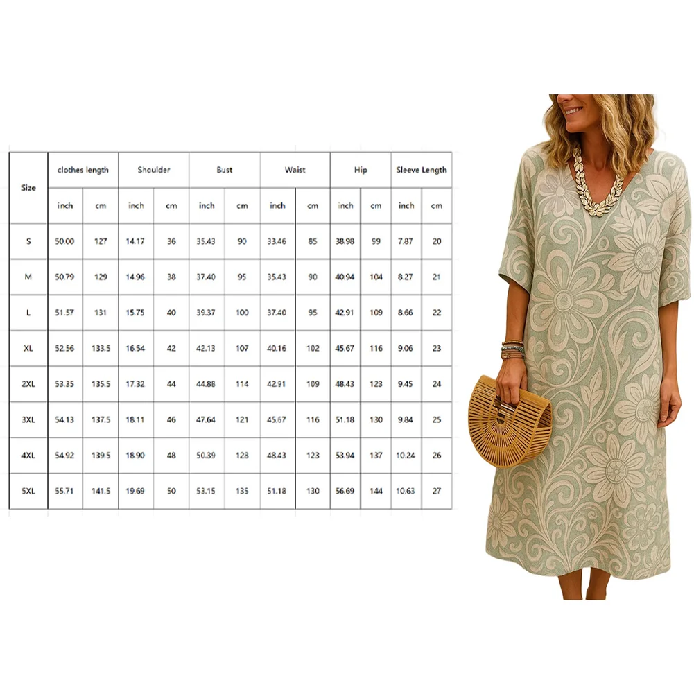 Ladies Casual Floral 3D Printed Mid-length Sleeve Dress For Women Floral Print T-shirts Ladies Casual Top Tee Woman Clothes