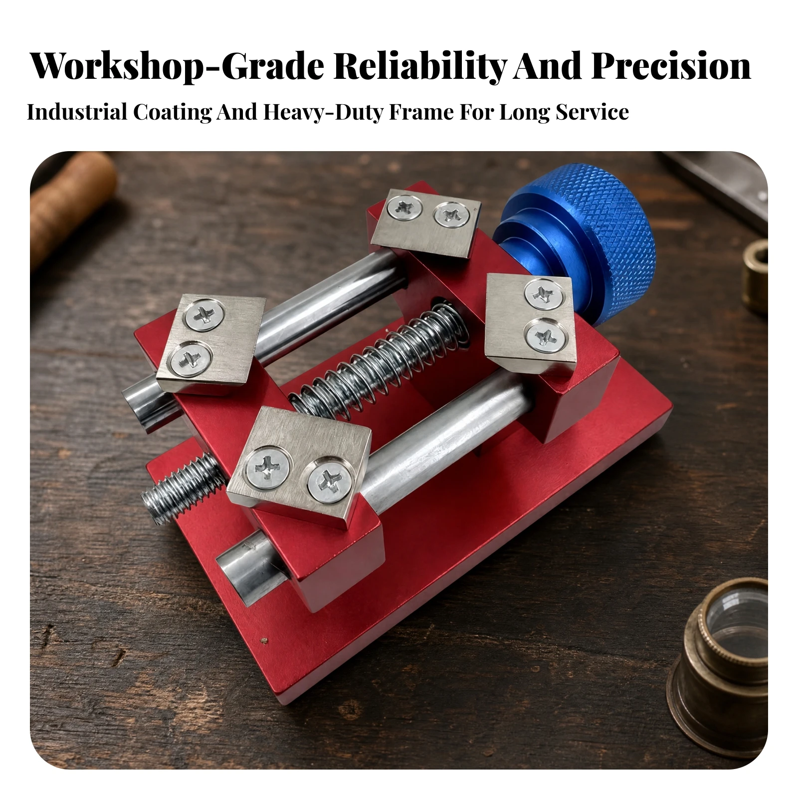Watch Case Opener with Clamping Blocks Precision Watch Case Opening Tool Bezel Removal Tool Easy to Use Bezel Opener Practical