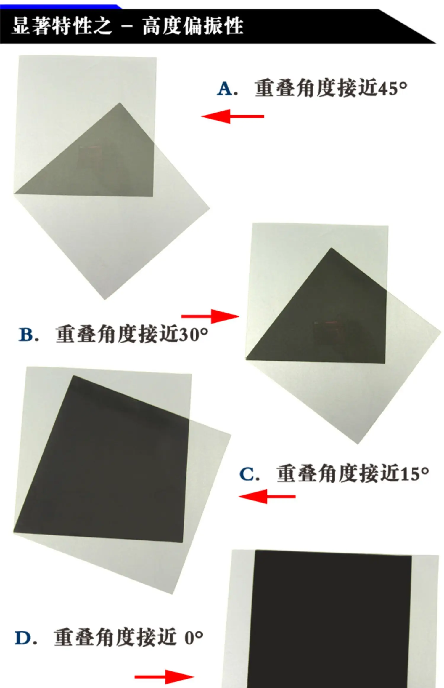 2pcs 3D Dual Machine Projection Polarizer Polarized Glass Polarizer Polarized Glass 3D Polarizer Circular Polarization 15cm
