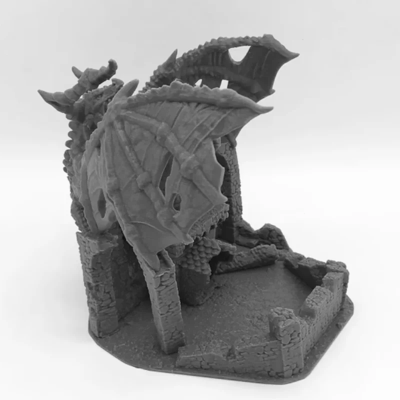 Lair of the Dragon Dice Tower Miniatures Hand-painted miniatures for DND tabletop and role-playing game room decorations