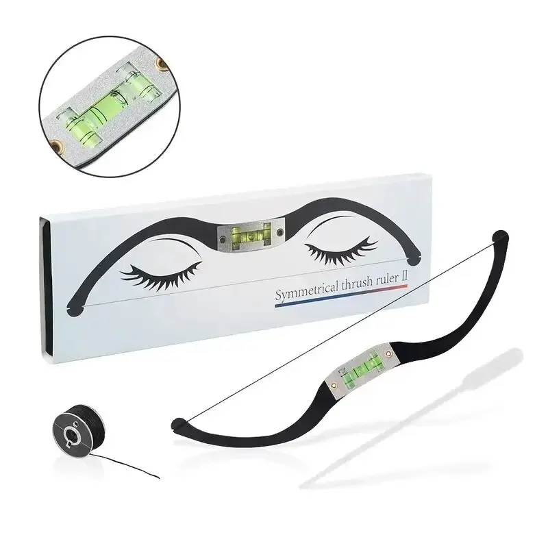 Eyebrow Tattoo Ruler, Professional Microblading Line Marker Ruler Eyebrow Ruler Sticker More Symmetrical, Eyebrow Tattoo Positio