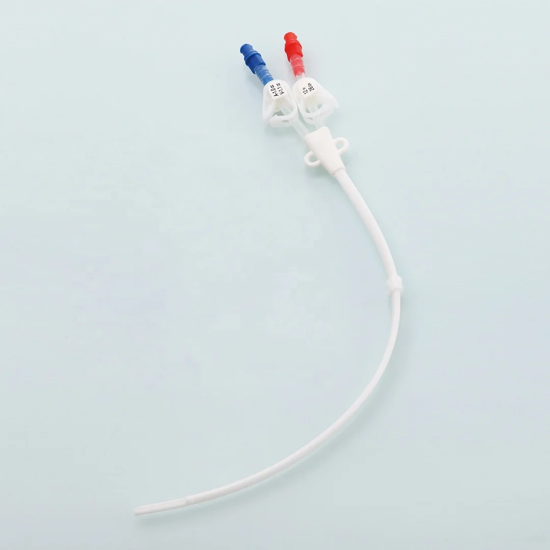 Kindly Dialysis Consumable Double Lumen Long Term dialysis Hemodialysis Catheter