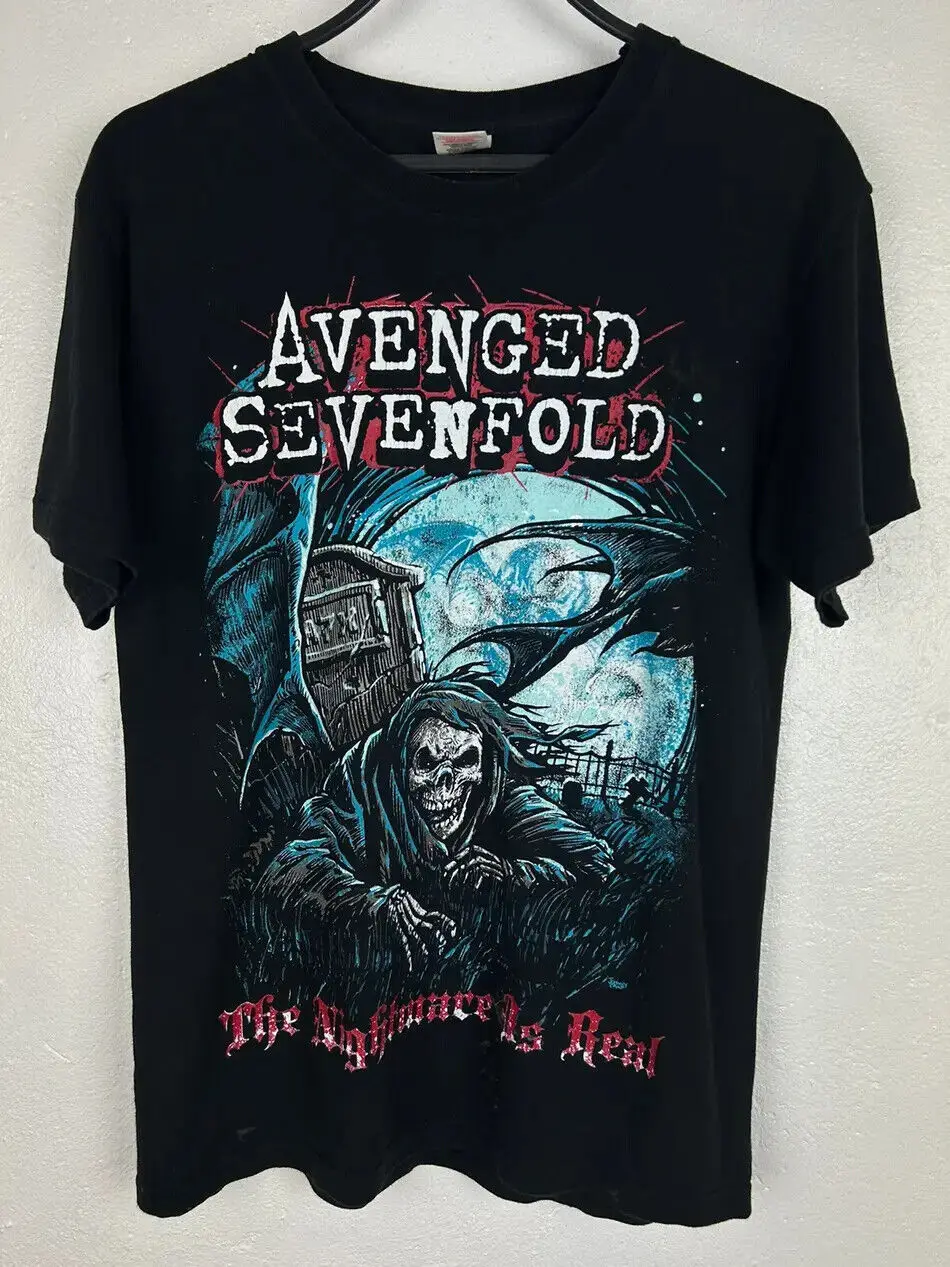 Avenged Sevenfold 2011 Nightmare across Europe graphic shirt men women KTV7082