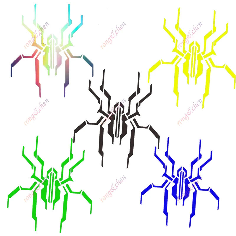 

Забавная наклейка на автомобиль, электронный паук для автомобиля, мотоциклетный гоночный шлем, ноутбук, багажник, кузов, окно автомобиля, доска для серфинга, виниловые наклейки из ПВХ