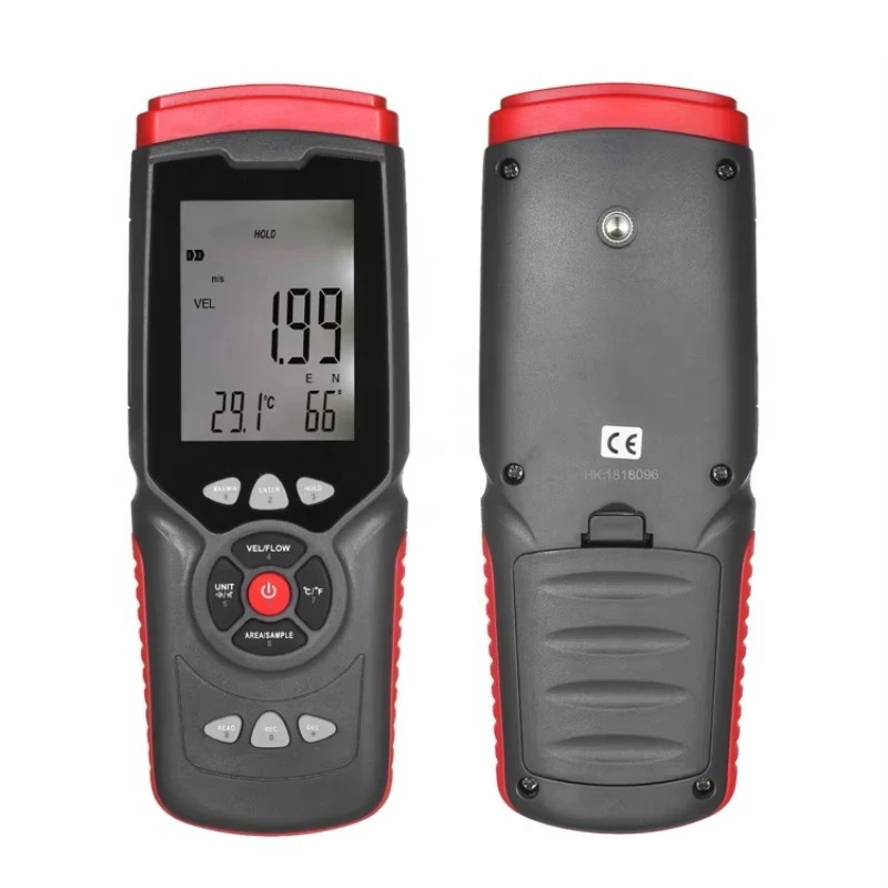Digital Anemometer  Wind Speed Meter Wind Meter 45m/s   Anemometer Datalogger with Temperature Humidity and PC Software