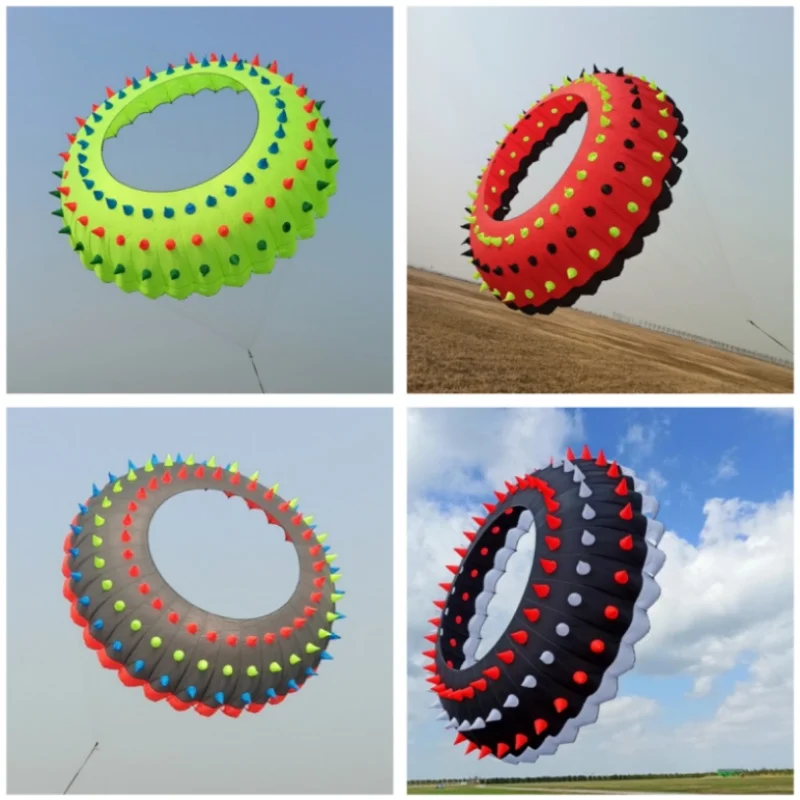 free shipping sting ring kite ring kite rolling dragon kite cerf volant inflatable toys Kite flying tela fun kite door cometa