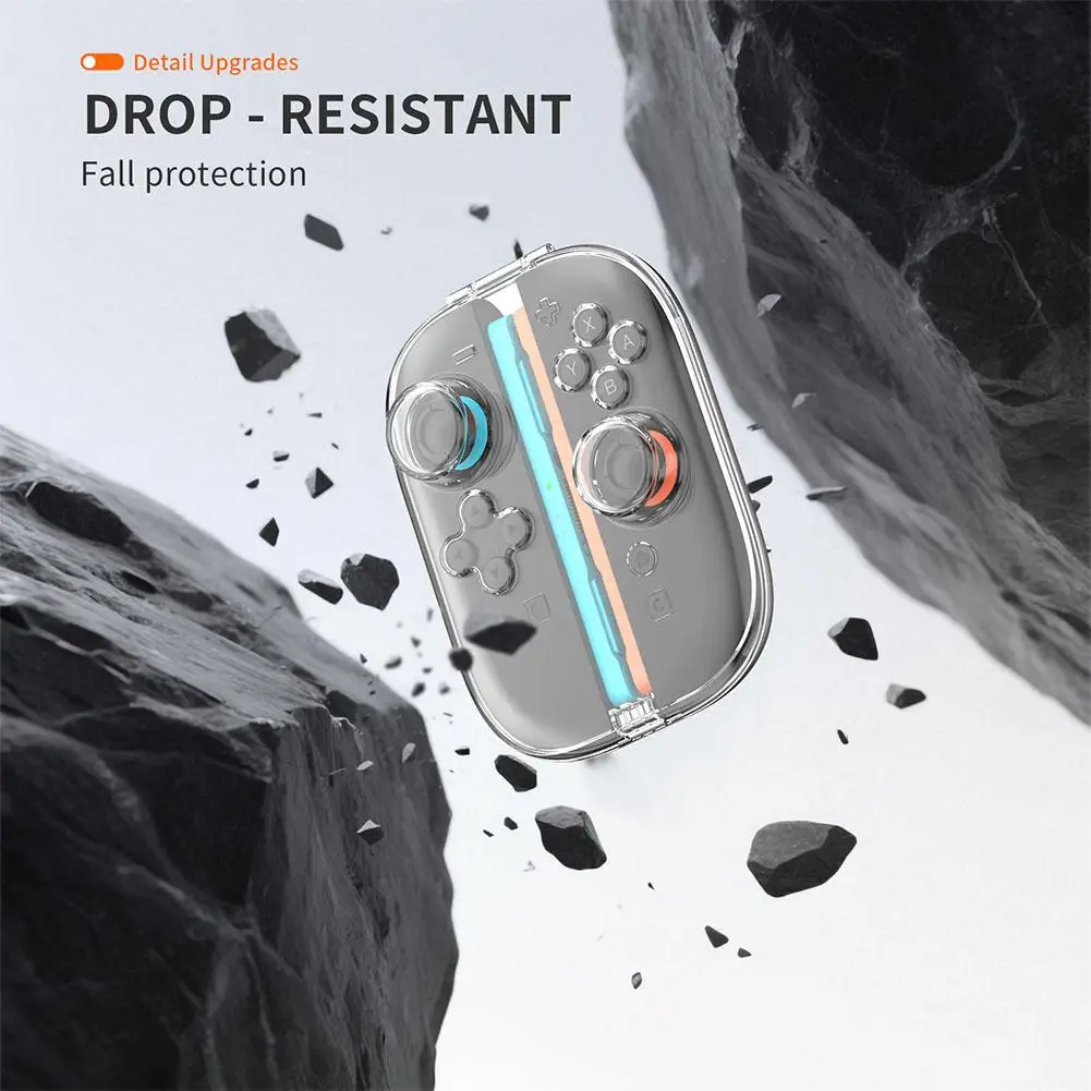 New Transparent TPU Case for Switch 2 Joycon Controller Anti-Scratch Shell Protective Cover Compatible 2 Joy Con