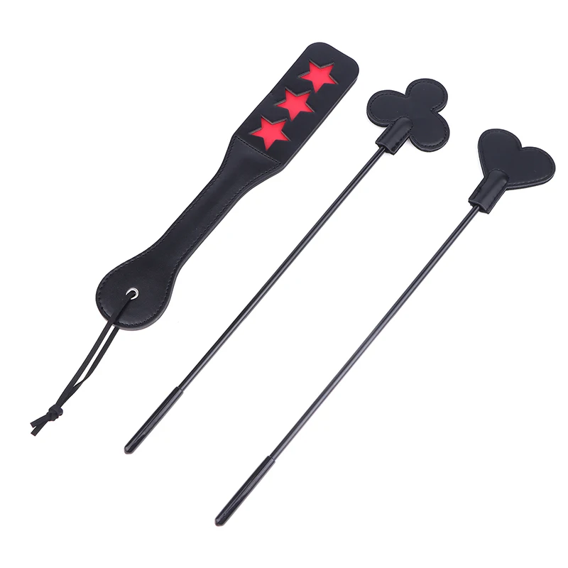 PU Leather Horse Crop Role Play Soft Anti-slip Handle Riding Paddle Equestrian Riding Crop Sports Game Whip For Horses Training view 5
