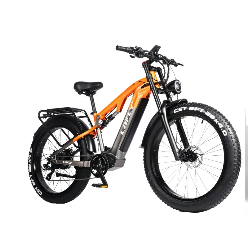 2024 New LAFLY-X800 1500W 48V 20AH 26 Inch 4.0 Fat Tyre Off-road Electric Bike Men's Mountain Ebike Snowmobile Electric Bike