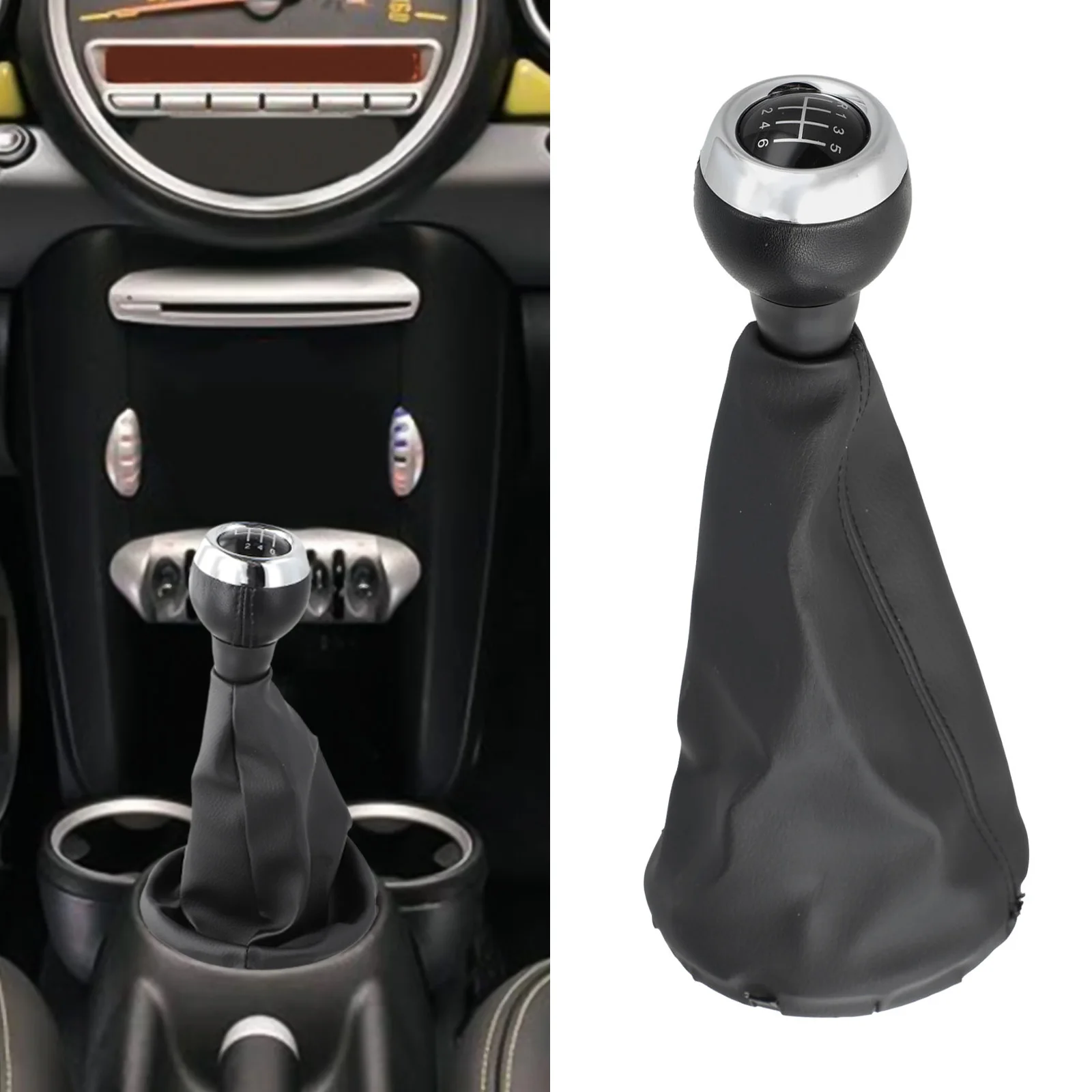

Revamp Your Driving Experience with This Stylish Gear Shift Knob and Dust Cover for BMW For Mini For Cooper R56 (2006 2012)