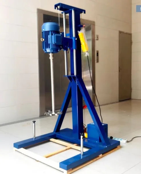 industrial high speed electric lift disperse liquid mixer agitator paint mixing machine 3000w overhead stirrer