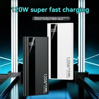 Batterie externe portable Lenovo 120W 500000mAh haute capacité, charge super rapide, pour iPhone Samsung 2026 Nouveau 3