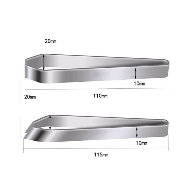 Kitchen Fish Bone Tweezer Set - Stainless Steel 6